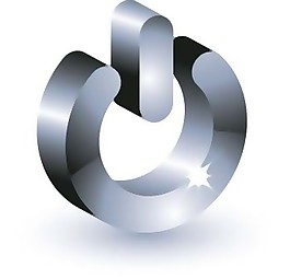 三維電源按鈕圖標矢量，三維矢量圖標，Adobe PS圖象處理軟件三維矢量插畫設計，AI按鈕，按鈕矢量插畫設計