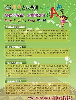 英語培訓(xùn)海報(bào)