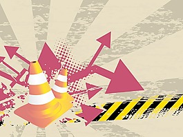 摘要背景与交通锥插图