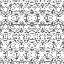 伊斯蘭圖案的單色模式