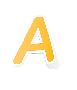 贴纸字母矢量字符集