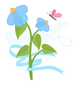 藍(lán)色花植物