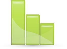 綠色條形圖Lite應用程序圖標