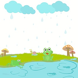 摘要雨季背景