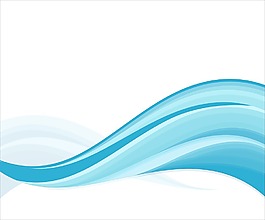 波浪形的抽象的線