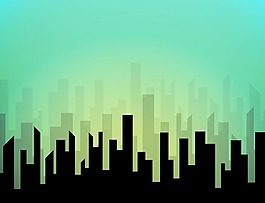 天際線的城市建筑