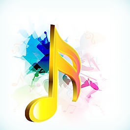 抽象的音符
