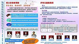 游泳馆培训展板