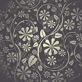 無(wú)縫花紋矢量圖