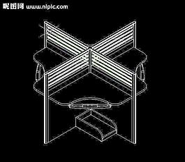 屏風工作位