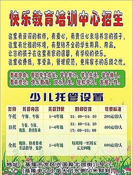 教育培訓(xùn)宣傳單 cdr