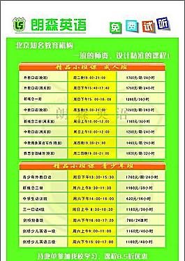 英语培训DM单