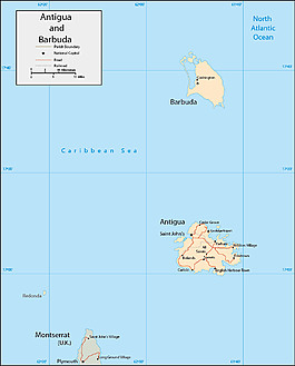 世界地圖Antigua-Barbuda