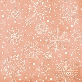 红色无缝装饰的雪花