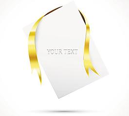 精美請柬矢量圖