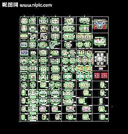 戶型全套平面圖