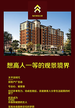 房地产易拉宝