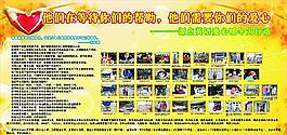 培訓學校展板