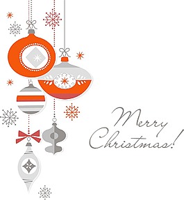 復(fù)古的圣誕飾品