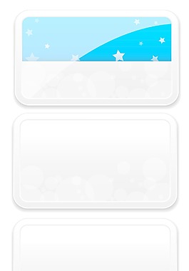 信息框矢量元素