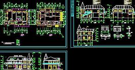 別墅全套建筑施工圖