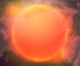 太陽星的外層空間的背景