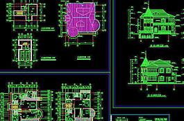 四套经典的别墅施工图