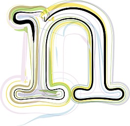說明有機(jī)字體字母N