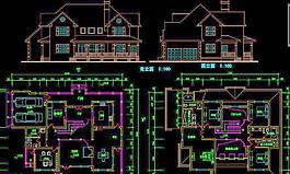 別墅方案建筑施工圖