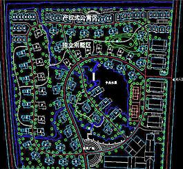 某別墅小區(qū)的總體規(guī)劃