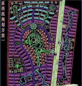 小區(qū)規(guī)劃 某小區(qū)住宅規(guī)劃圖