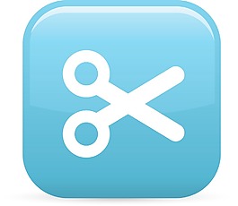切割元件光澤圖標