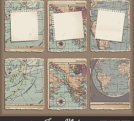 复古经典地图矢量图2