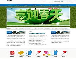 大氣企業(yè)站PSD素材