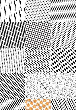 幾何圖形花紋圖案矢量圖