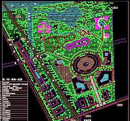 小區(qū)規(guī)劃 汽車公園施工圖
