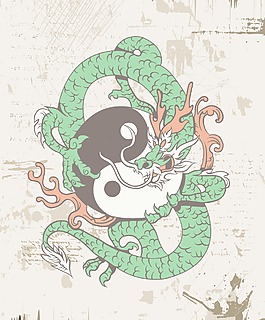 日本背景矢量插圖