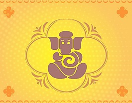 排燈節(jié)的卡片矢量插圖