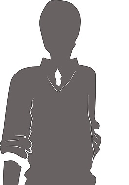 矢量時尚男人的身影