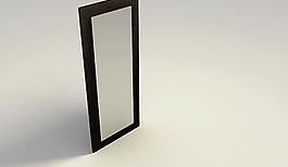 時尚玻璃門3D模型