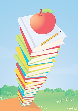 書籍插畫矢量疊加