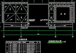穆斯林教堂局部屋面排水圖