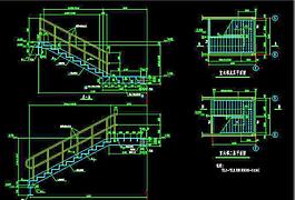 钢结构工程室内楼梯结构图