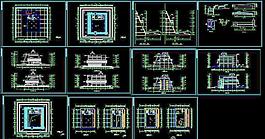博物館建筑施工圖