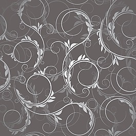 無(wú)縫花紋矢量圖