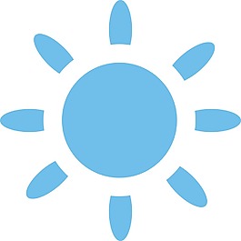 亮度簡單圖標
