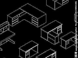 CAD三維的辦公家具設計源文件