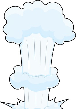 連環炸彈爆炸矢量插畫