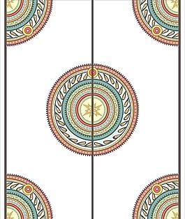 圓環(huán)圖案移門