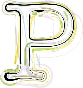 說明有機(jī)字體字母P